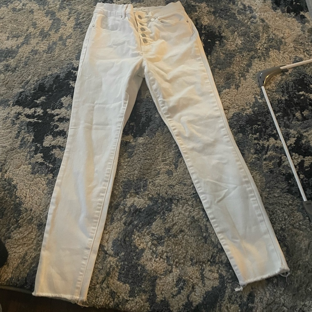 PacSun - White High Waisted Jeans